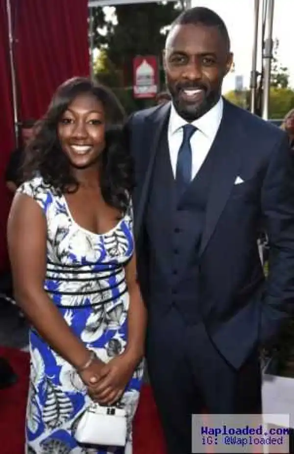 Photos: Actor Idris Elba & His 15-Year-Old Daughter, Isan, At SAG Awards